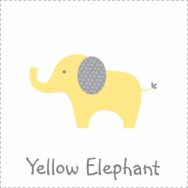 Yellow Polka Dot Elephant Baby Shower